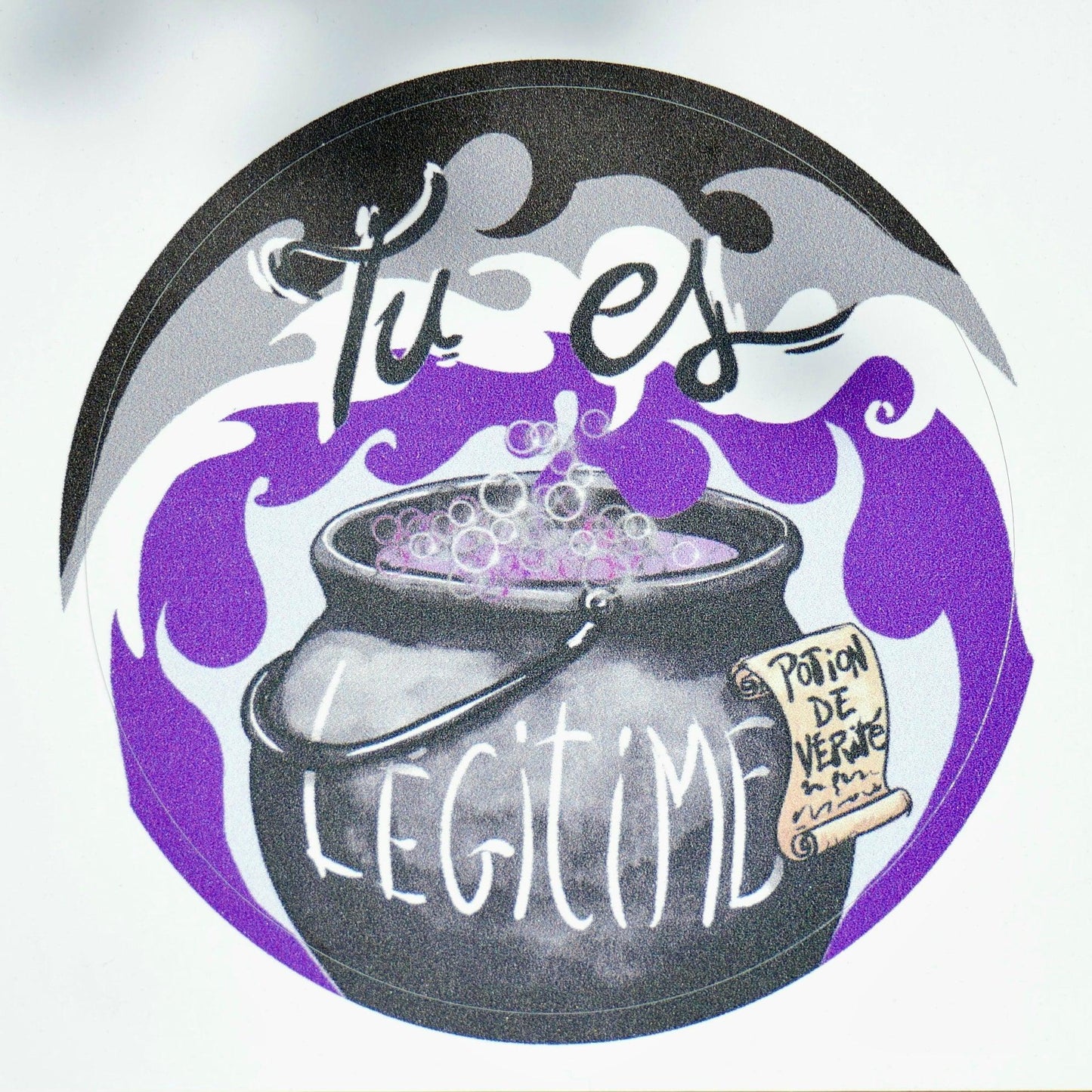 Planche stickers vinyle « Potions de vérité » - Selwyn the Rainbow Witch