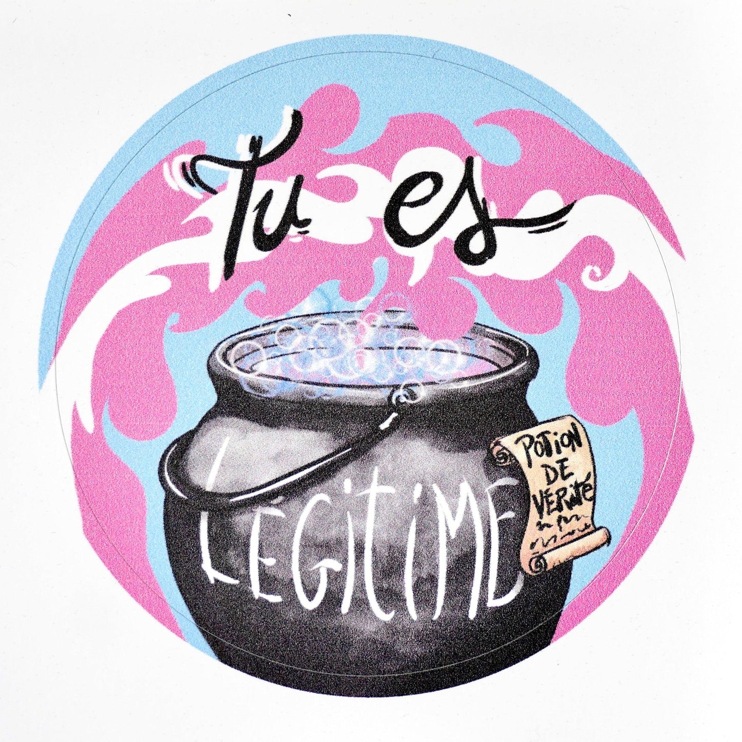 Planche stickers vinyle « Potions de vérité » - Selwyn the Rainbow Witch